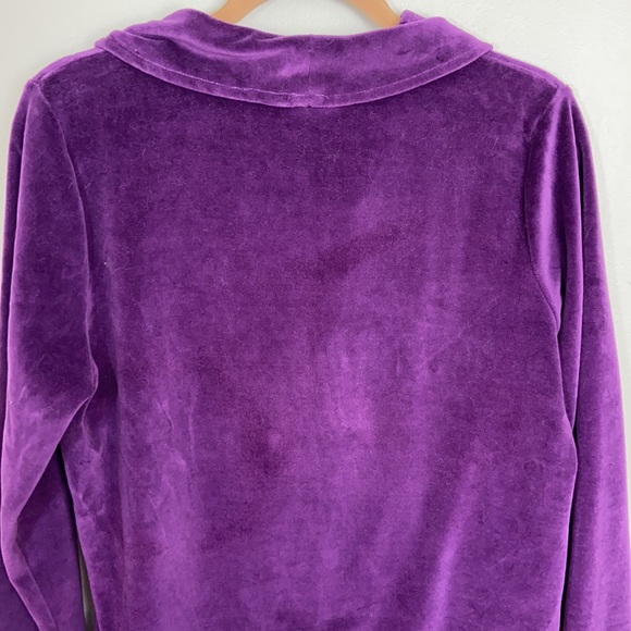 d&co. Essentials Medium Purple Cowl Neck Sweater - Picture 11 of 14